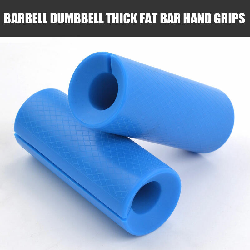 1 Pair Barbell / Dumbbell Thick FAT BAR Bar Hand Grips Fitness Exercise Grips